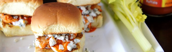 buffalo chicken sliders