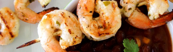 grilled shrimp skewers