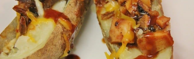 Loaded BBQ Potato Skins