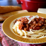 Hearty Crock Pot Pasta Bolognese Sauce