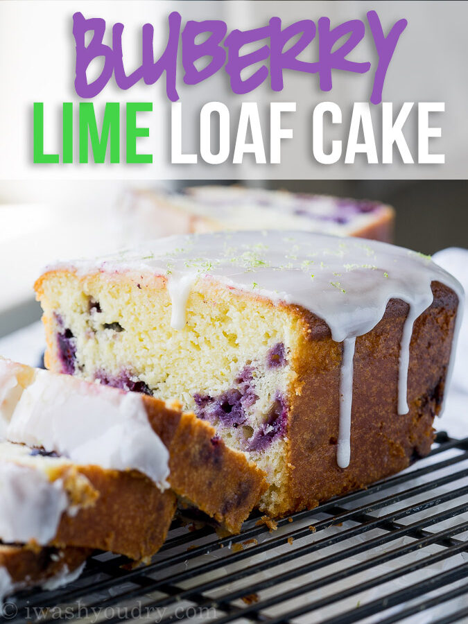 This super easy Moist Blueberry Lime Loaf Cake was a total hit with my family! The flavors pair so perfectly together!