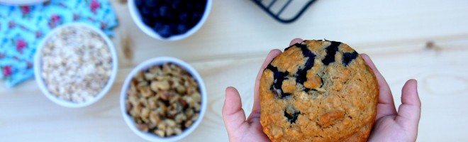 Blueberry Oatmeal Muffins