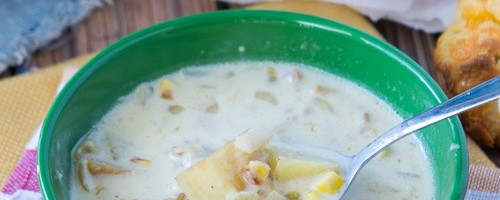 Roasted Corn and Potato Chowder
