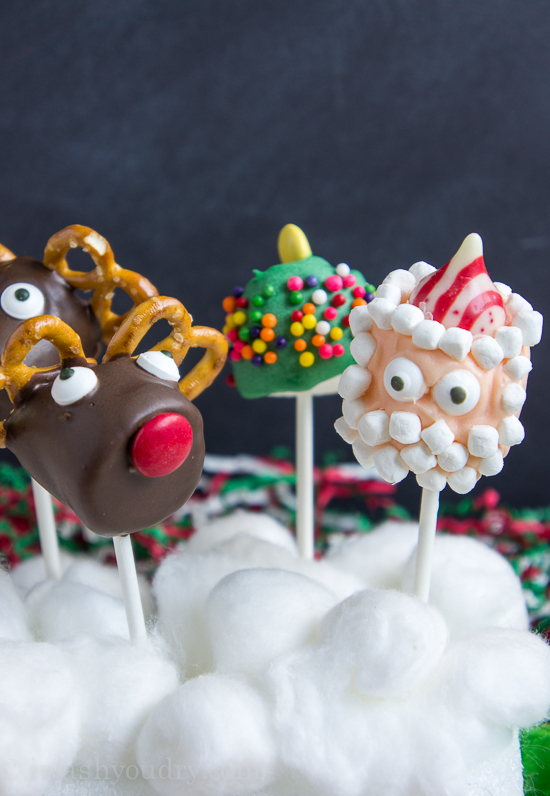 Christmas Marshmallow Pops I Wash... You Dry
