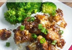 Vegetarian Orange Chicken Cauliflower