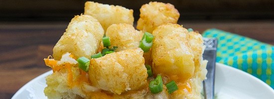 Sausage, Egg and Cheese Tater Tot Breakfast Casserole
