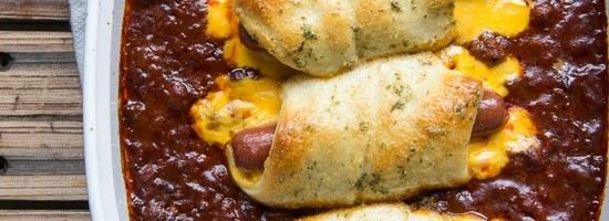 Chili Cheese Dog Bake
