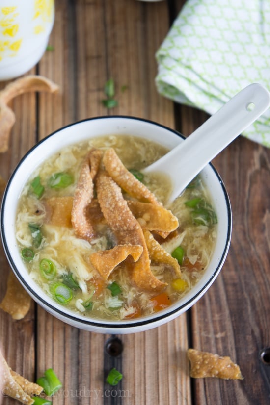 Egg drop soup i wash you dry