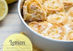Lemon Cream Cheese Pinwheels