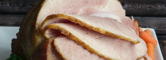 Brown Sugar and Balsamic Glazed Ham