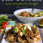 Carne Asada Nachos with Avocado Pico de Gallo