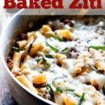 One Skillet Baked Ziti