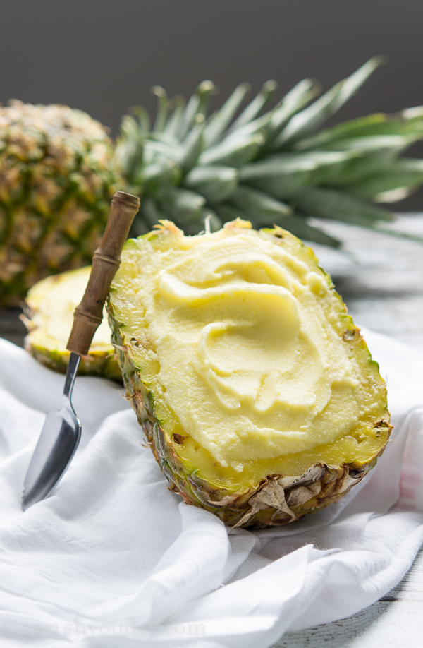 Creamy Pineapple Sorbet I Wash... You Dry