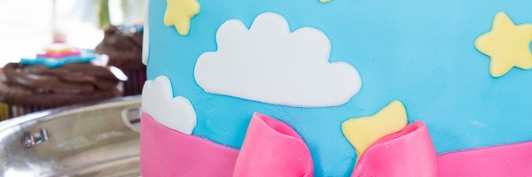 Gender Reveal Cake