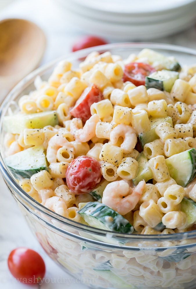 Shrimp Pasta Salad - I Wash... You Dry