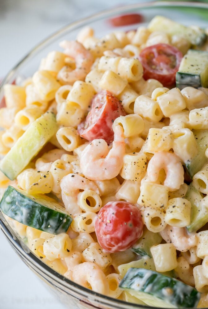 Shrimp Pasta Salad - I Wash... You Dry