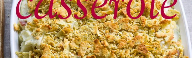Loaded Garlic Mashed Potato Casserole