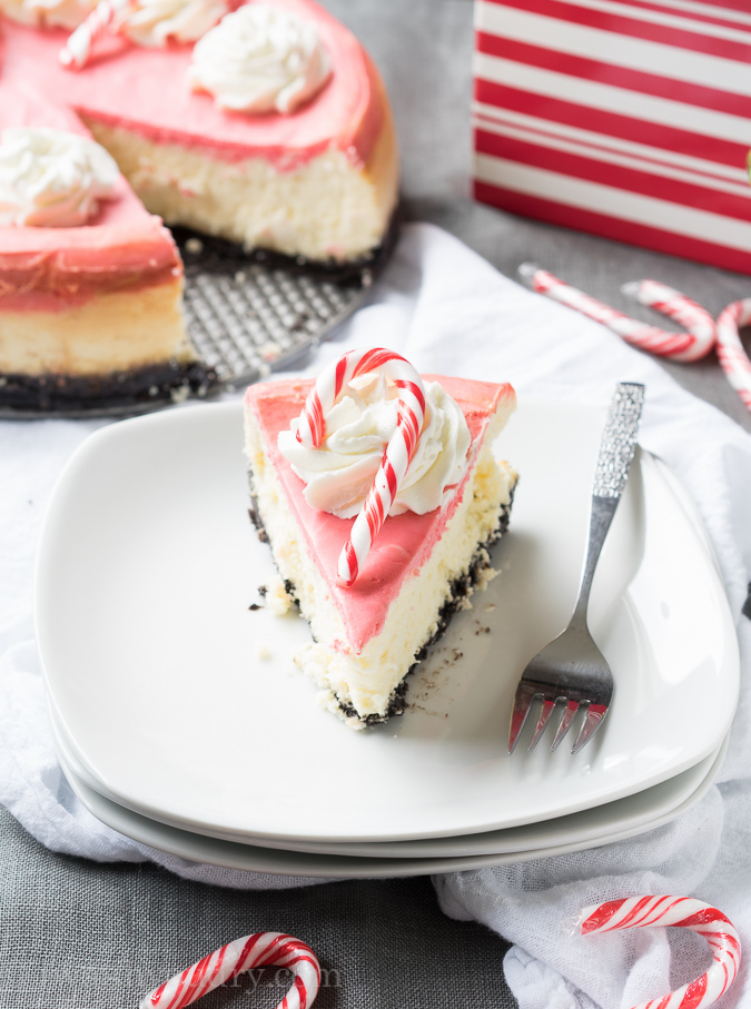 White Chocolate Peppermint Cheesecake I Wash... You Dry