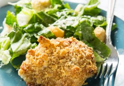 Crispy Chicken Caesar Thighs