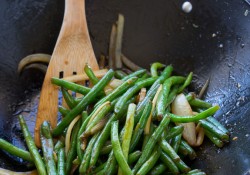 Sweet and Spicy Green Beans