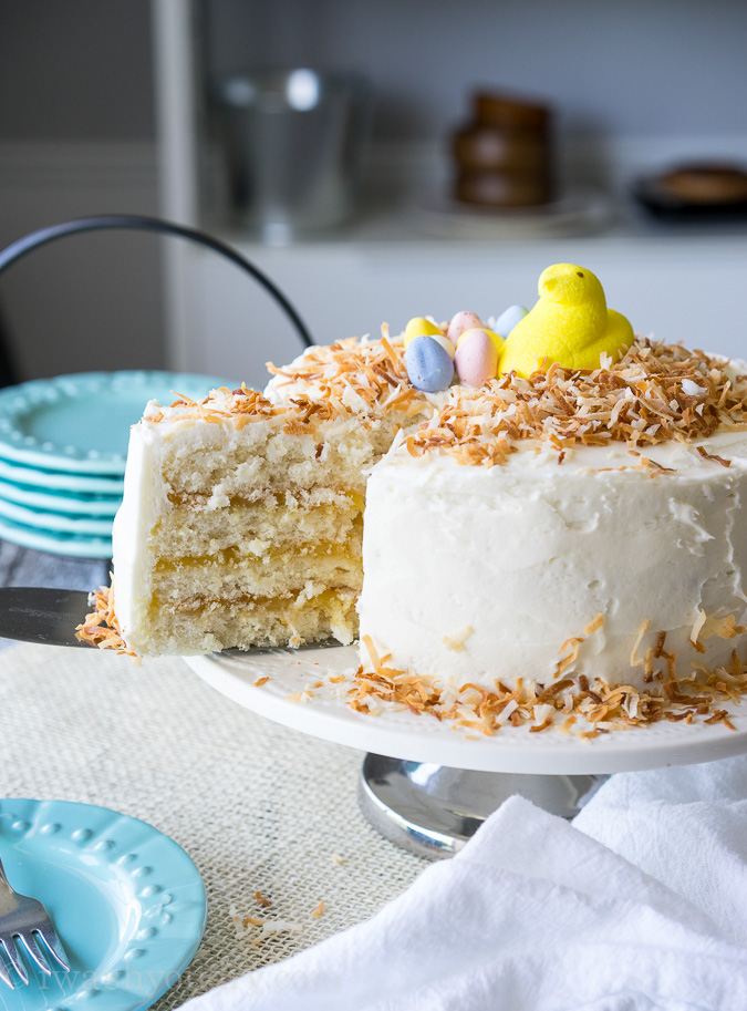 Coconut Lemon Layer Cake I Wash... You Dry