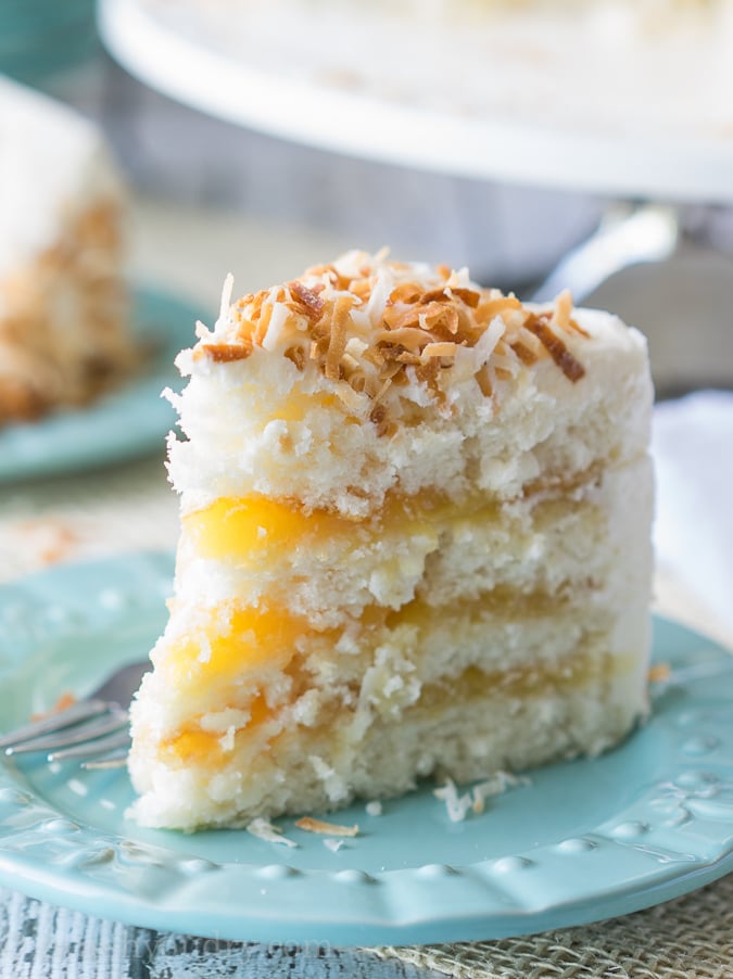 Lemon Layer Cake With Lemon Curd And Buttercream Lemon Layer Cake With Lemon Curd And Buttercream