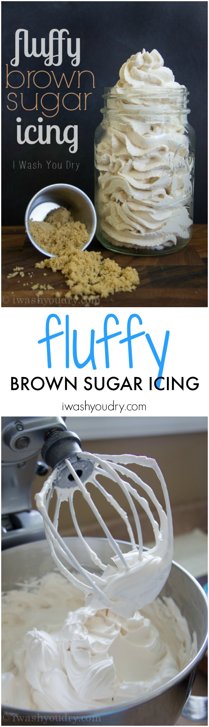 Fluffy Brown Sugar Icing {Pat's Recipes} I Wash... You Dry