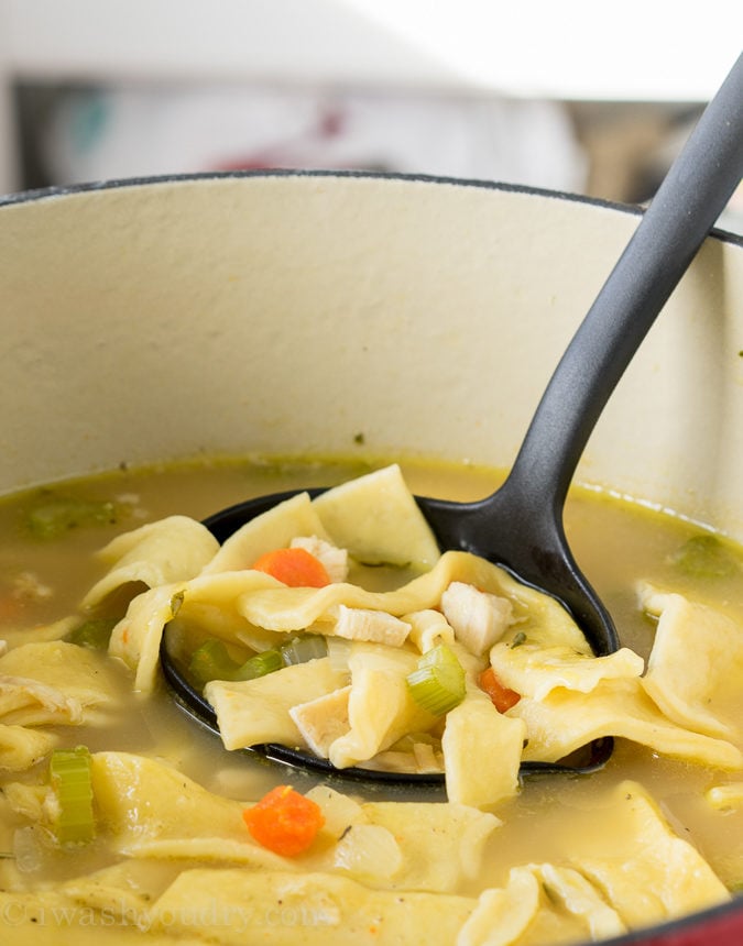 Homemade Turkey Noodle Soup - I Wash... You Dry