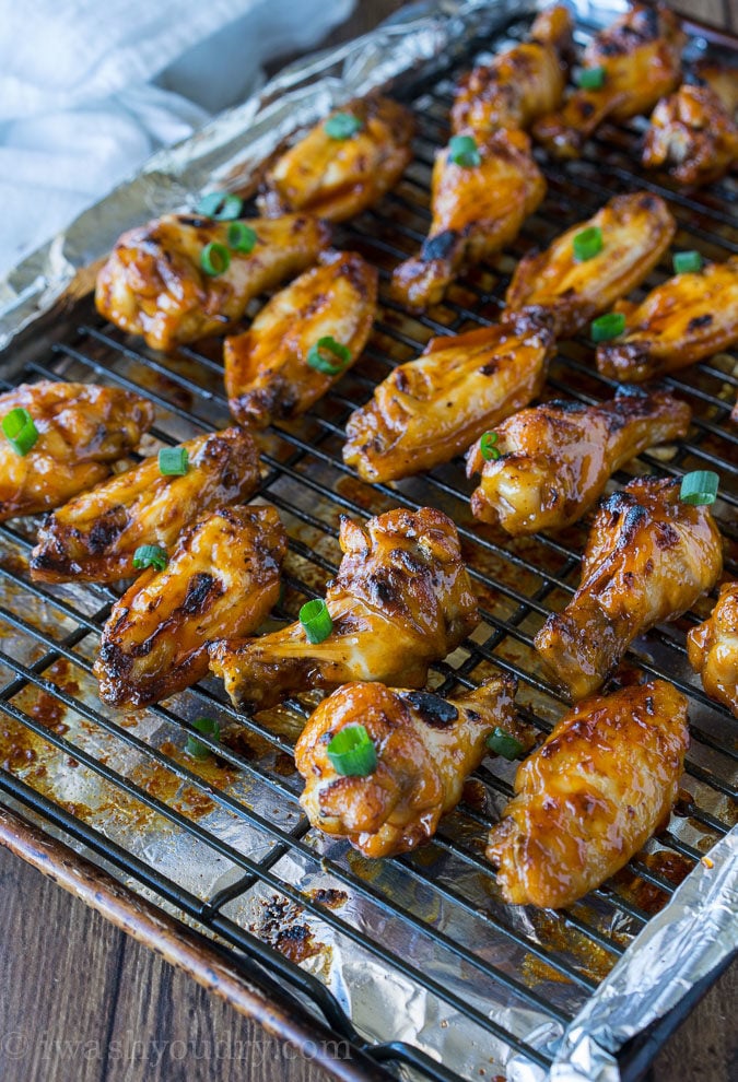 Easy Baked Honey BBQ Wings - I Wash... You Dry