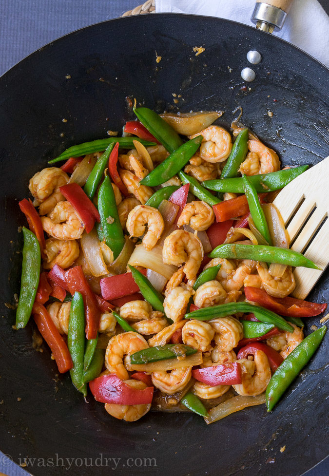 Chili Shrimp Stir Fry I Wash... You Dry