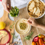 The bold and delicious flavors of Pistachio, Rosemary and Lemon come together in a tasty hummus topping that no one can resist when placed on top of creamy Sabra hummus!