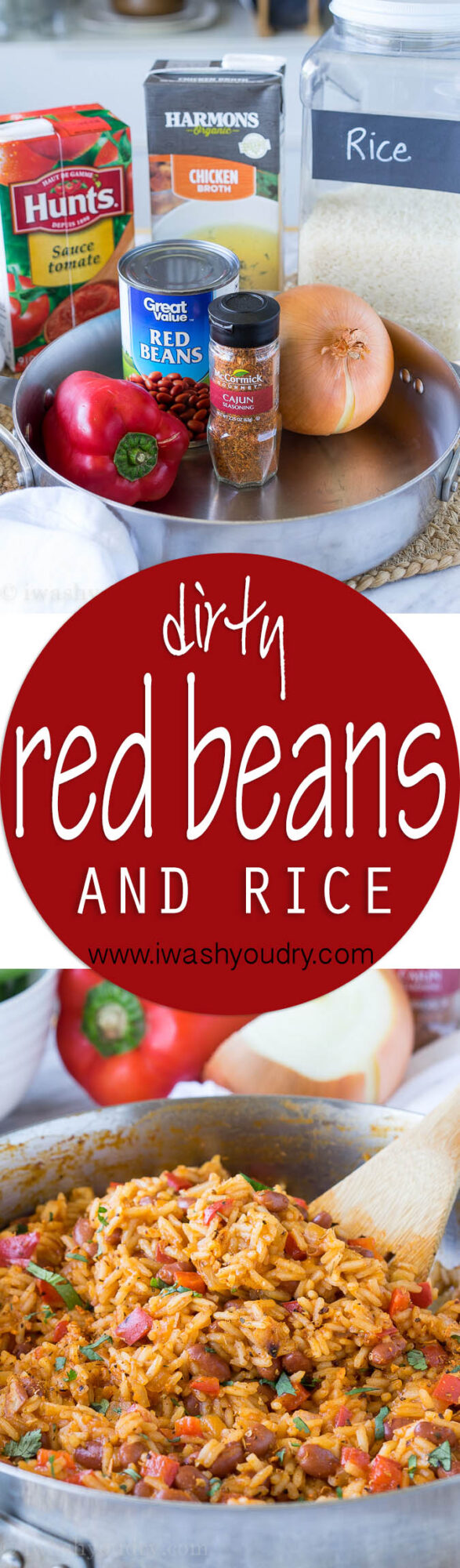 Dirty Red Beans and Rice I Wash... You Dry