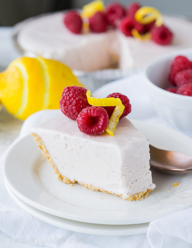 3 Ingredient Raspberry Lemonade Pie I Wash... You Dry