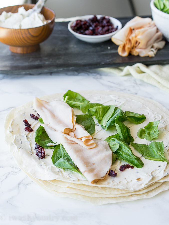 Turkey Cranberry Pinwheels I Wash... You Dry