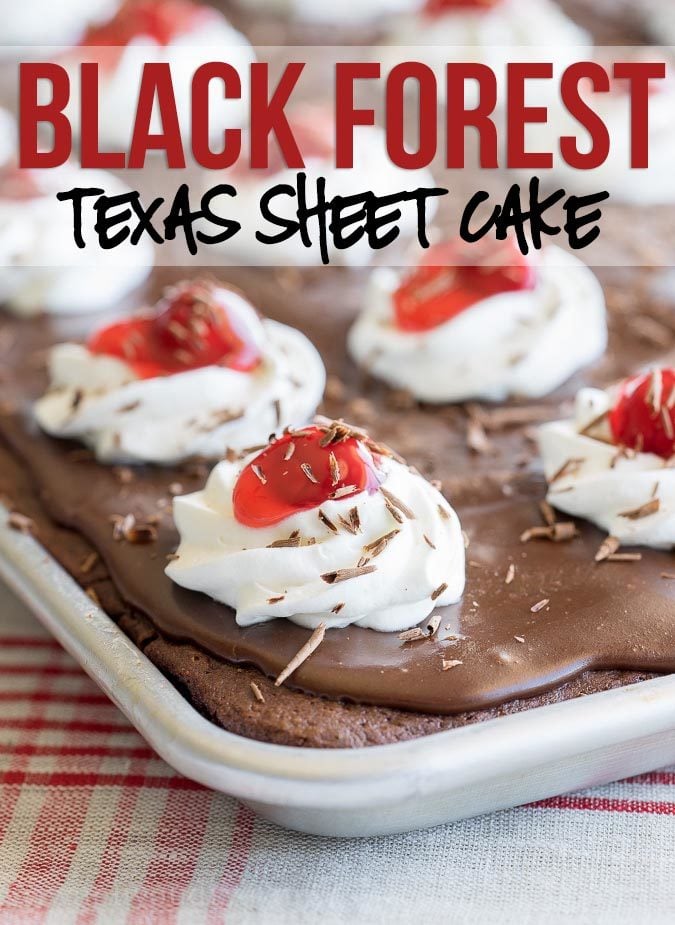 Black Forest Sheet Cake Recipe Black Forest Sheet Cake Recipe