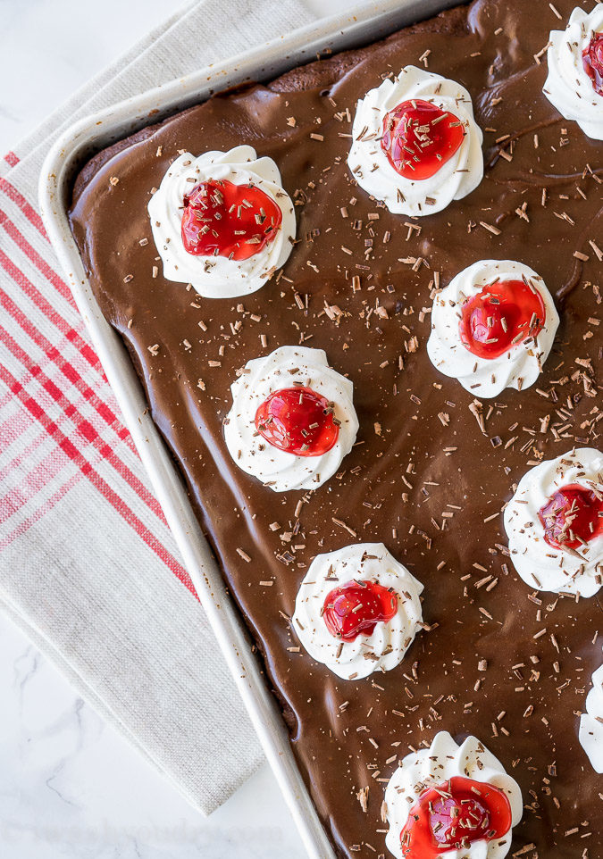 Black Forest Texas Sheet Cake Recipe Black Forest Texas Sheet Cake Recipe