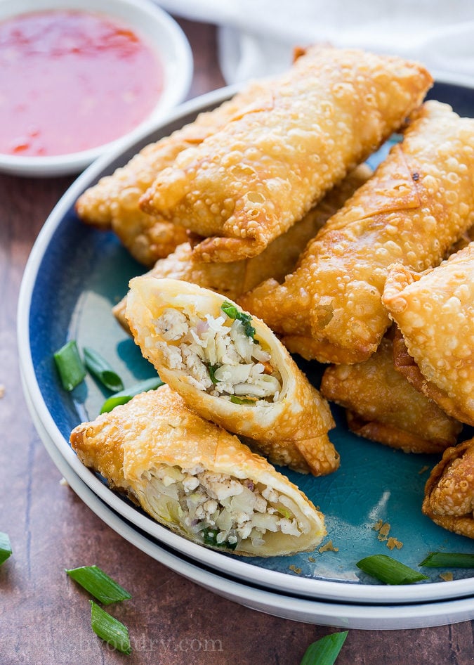 Crispy Chicken Egg Rolls Recipe I Wash... You Dry