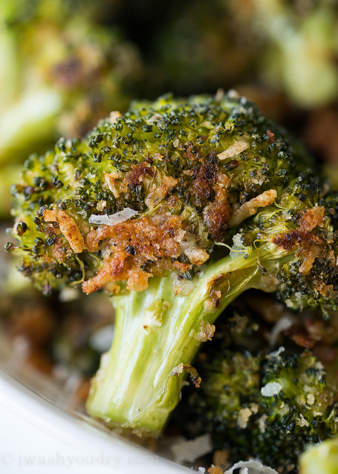 Parmesan Roasted Broccoli I Wash... You Dry