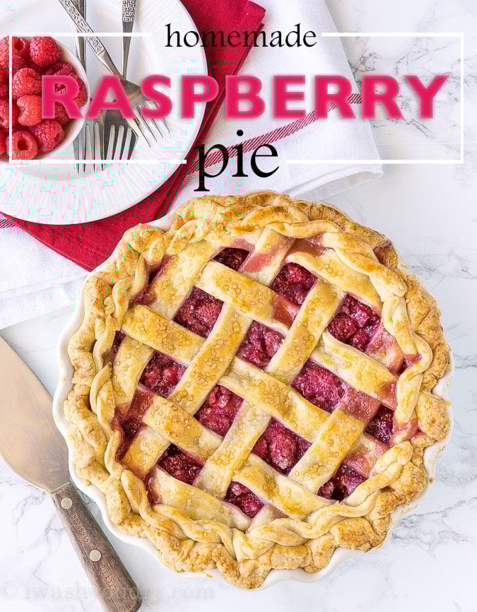 Raspberry pie recipe i wash you dry